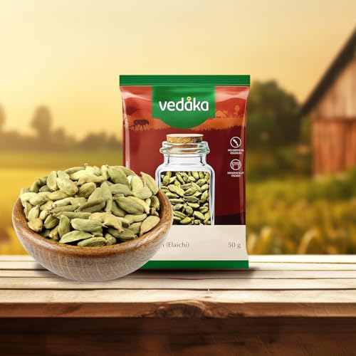 Image of Amazon Brand - Vedaka Cardamom (Elaichi) Whole, 50 g, Small