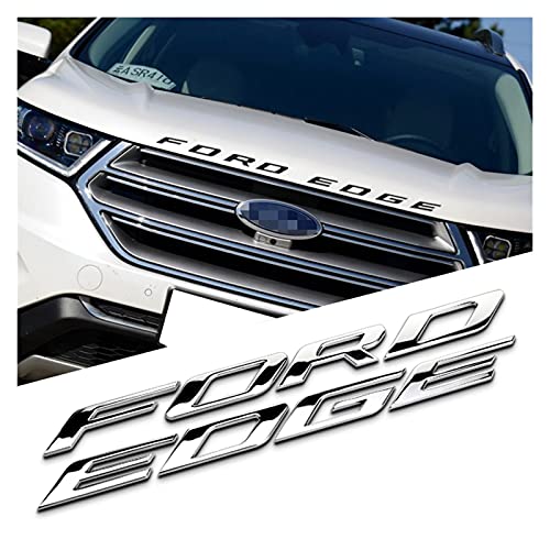DEMANDER 52 * 2 cm Auto Badge Sticker Fit for Ford Edge Separation Letter Solid Zinc Alloy Modified Car Shape Logo 3D… - Image 3