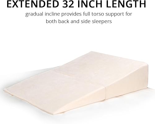 Miniatura 2 de Contour Cuña de cama plegable para reflujo, ronquidos o soporte de espalda (7x24x32)