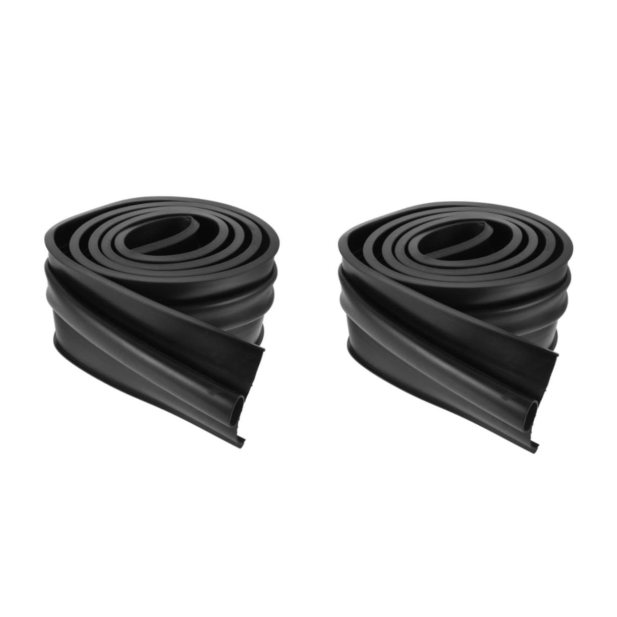 TOPBATHY 2 Pezzi Guarnizione Inferiore per Porta Garage Gomma Striscia Sigillatura per Porte e Finestre Facile da Installare e Adatta Porte