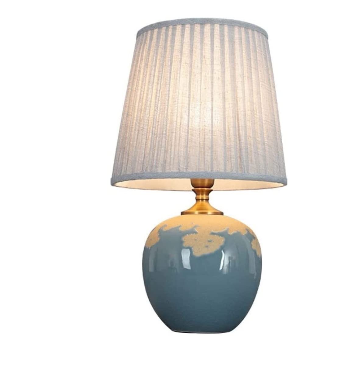 SGKOMN Table Lamp Table Lamps For Living Room American Ceramic Table Lamp Bedroom Bedside Lamp Nightstand Lamp For Living Room Bedside Lamps Lamp For Bedroom