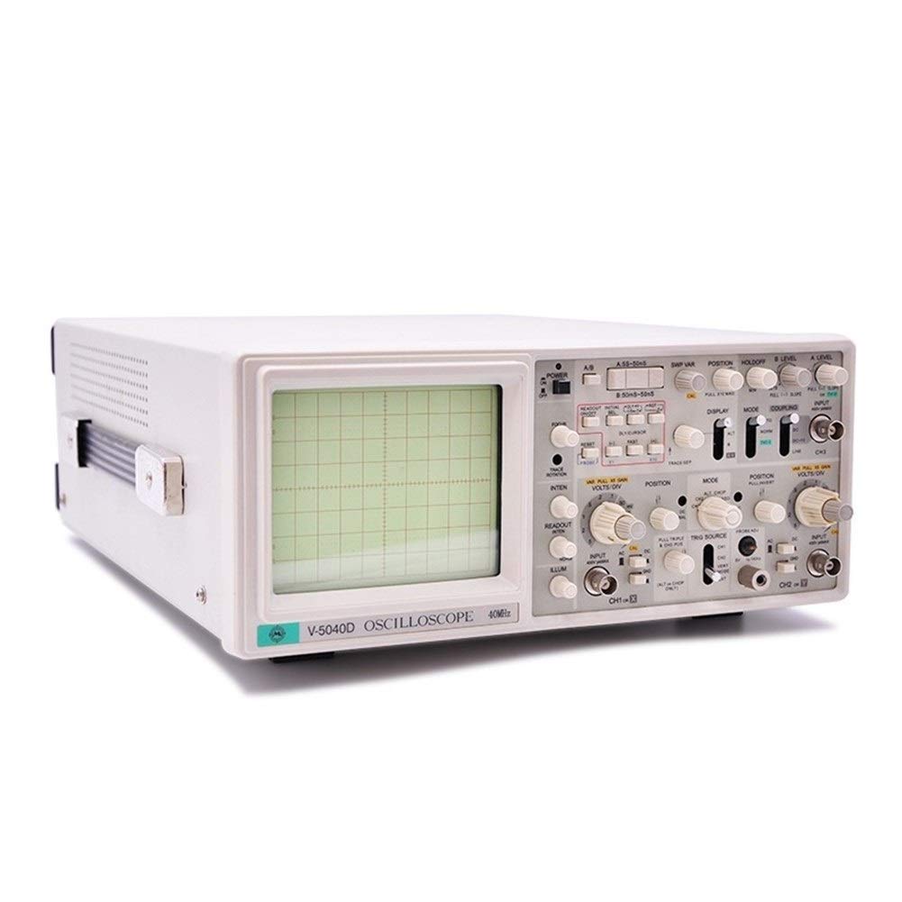 V-5040D Osciloscopio analógico de seis vías tres Exploración diferida lectura digital 40MHz,Alta Precisión(110V)