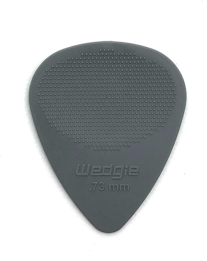 Wedgie WNPP73 0.73mm Wedgie Nylon Pick, 12 Pack, Grey