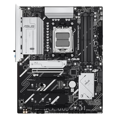 Scheda madre B650E MAX Gaming WiFi AMD B650 ATX, DDR5, PCIe 5.0 Ready, 3X slot M.2, Wi-Fi 6E, Realtek 2.5Gb Ethernet, DisplayPort, HDMI, USB 10Gbps Type-A e Type-C, BIOS Flashback, Aura Sync - Scheda madre - Immagine 1