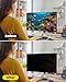 F FORITO 24 Inch 16:9 360°Privacy Screen Protector for Computer Monitor, Removable Eye Protection Anti Blue Light Anti Glare Computer Screen Privacy Shield for All 24