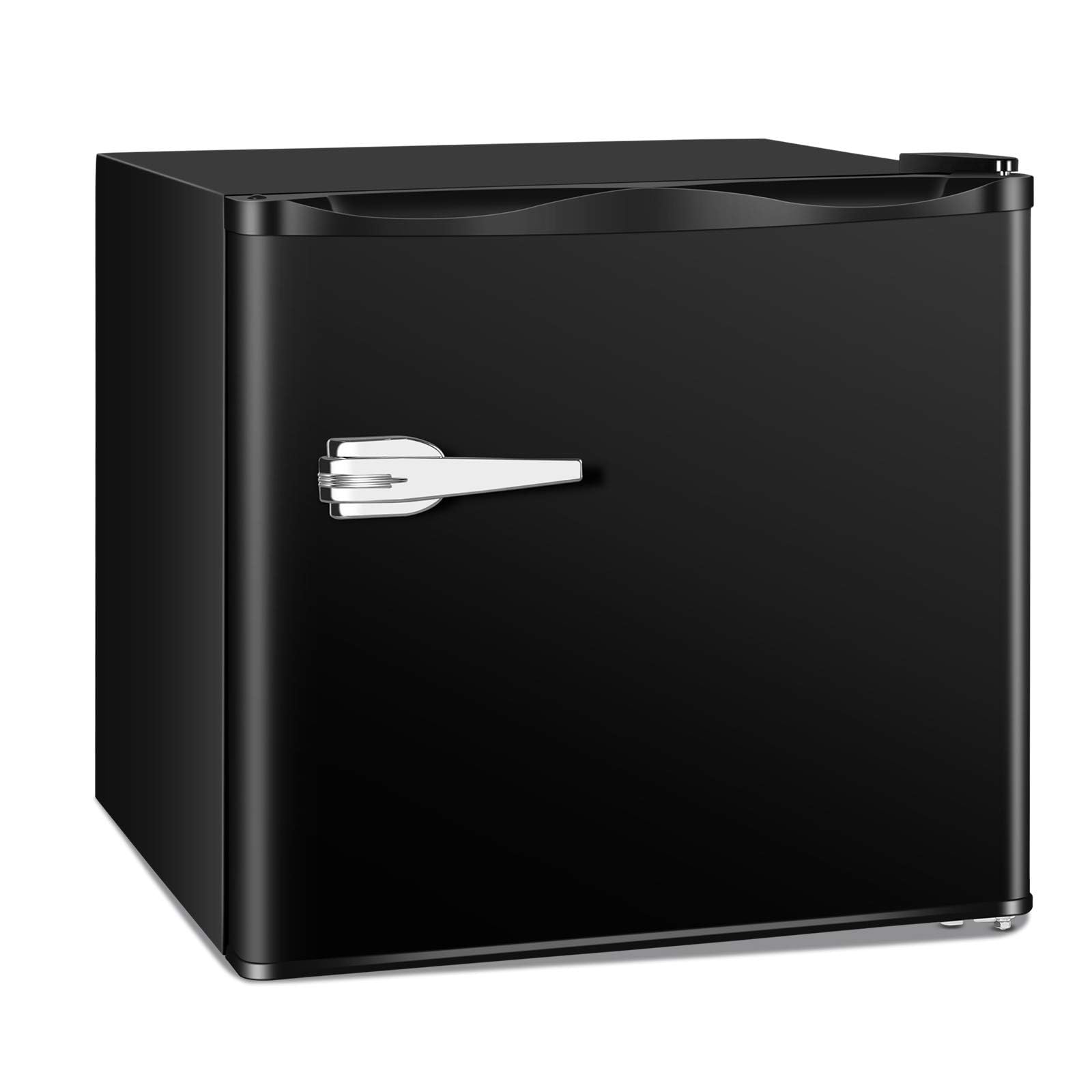 Electactic 1.2 Cu.ft Mini Freezer, Small Upright Freezer with Removable Shelf & 7 Adjustable Temperature Control, Energy Saving, Low Noise for Bedroom, Apartment, Home, Office, Black on Fridge.com