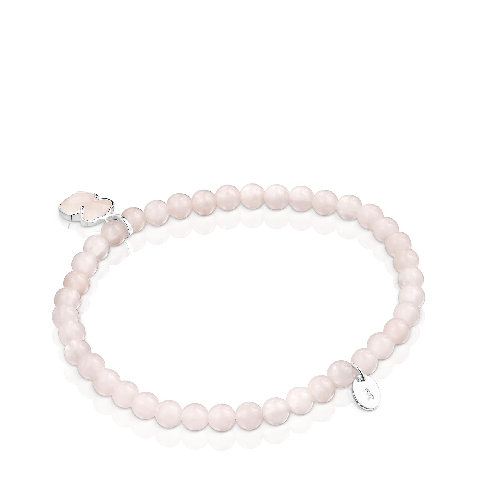 TOUS Pulsera para Mujer de Plata de Primera Ley y Cuarzo, Colección Icon Color