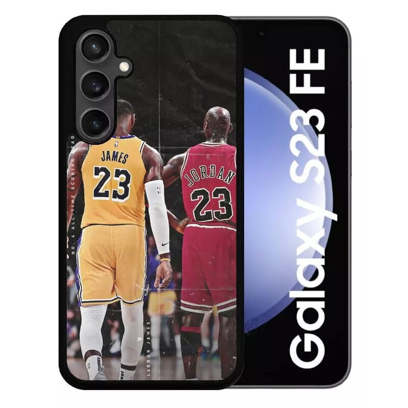 Coque Galaxy S23 FE silicone noir antichoc LeBron Jordan