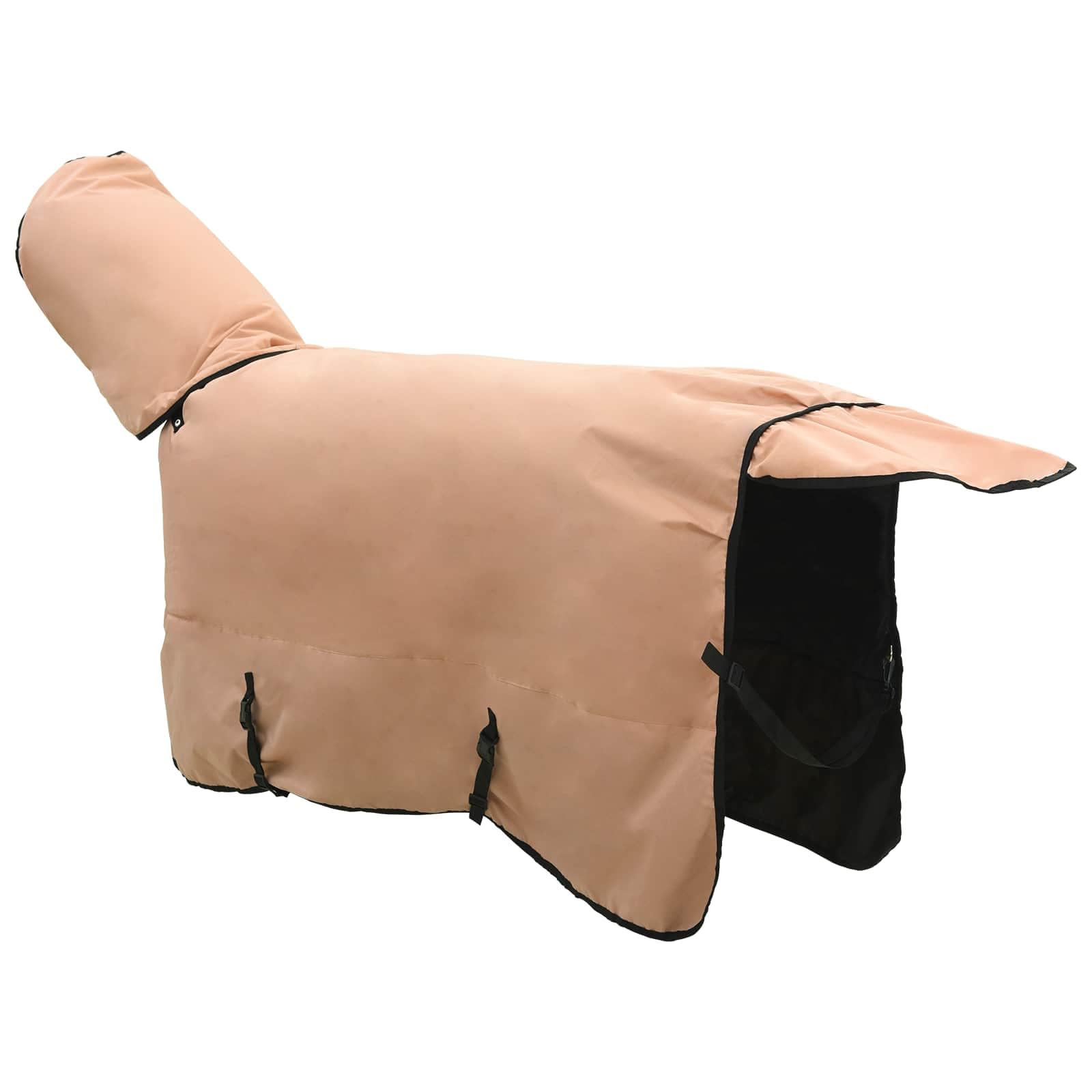 Manta para Caballo Capuchino 165 cm Poliéster,Deportes,Actividades al Aire Libre,Equitación,Cuidado de Caballos,Mantas y Capas para Caballos,2.164kg-42013186