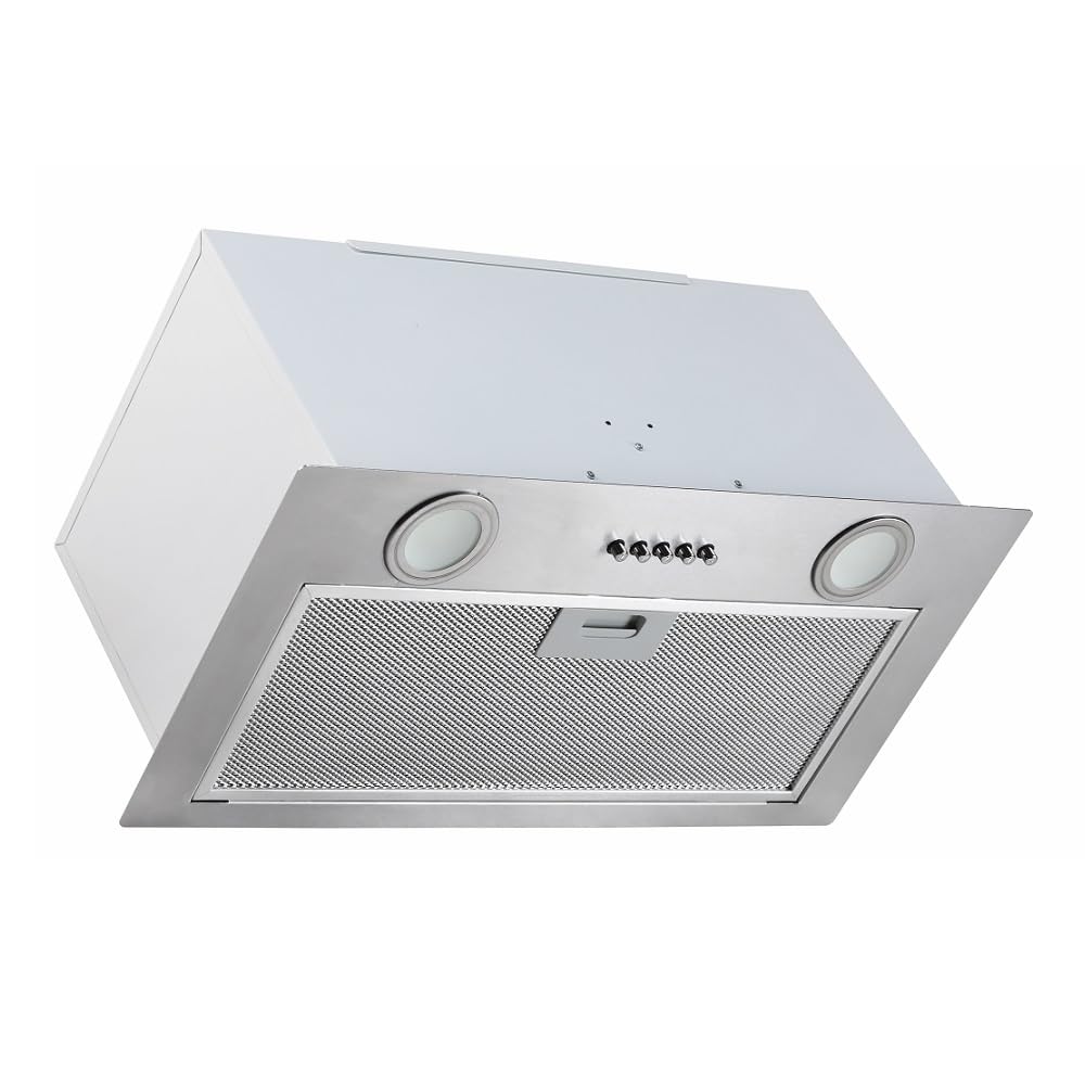 VLANO GT 52 IX Einbau-Dunstabzugshaube Edelstahl 52 cm 650 m³/h LED-Beleuchtung 3 Leistungsstufen