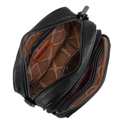 Image of Wrangler Crossbody Bag for Women Multi Pocket Crossover Bag Shoulder Pursea with Adjustable Strap