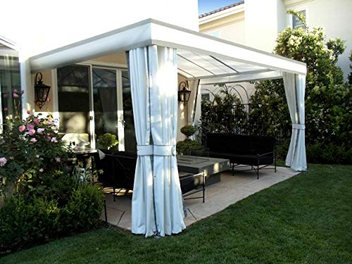Waterproof Commercial Grade Oxford Cloth Awning Canopy Patio Enclosure Curtain (Size: 8X30Ft.) #TOP4