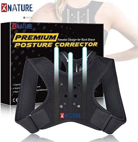 Posture Corrector for Women and Men/Breathable-Adjustable Concealed Back Straightener/Lumbar Support,Used to Relieve Upper Back Pain