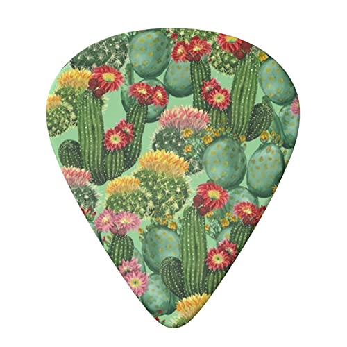 Cactus Floral Bloom Lot de 6 médiators pour guitare acoustique, guitare électrique, basse, ukulélé – fins, moyens et… - Les Beatles, Paul McCartney, John Lennon, RIngo Starr, George Harrison Cactus Floral Bloom Lot de 6 médiators pour guitare acoustique, guitare électrique, basse, ukulélé – fins, moyens et… – Image 4