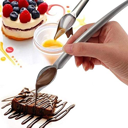 Buy 7horse 1pcs Tool Chocolate Cream Sauce Pencil Spoon, Chocolate