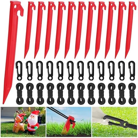 Aodaer 36-Piece Inflatable Stakes Set Cover