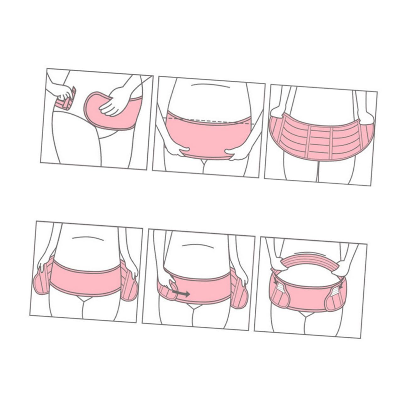 Belly Band for Pregnancy Maternity Support Belt Comfortable and Breathable Size Xxl (nude)