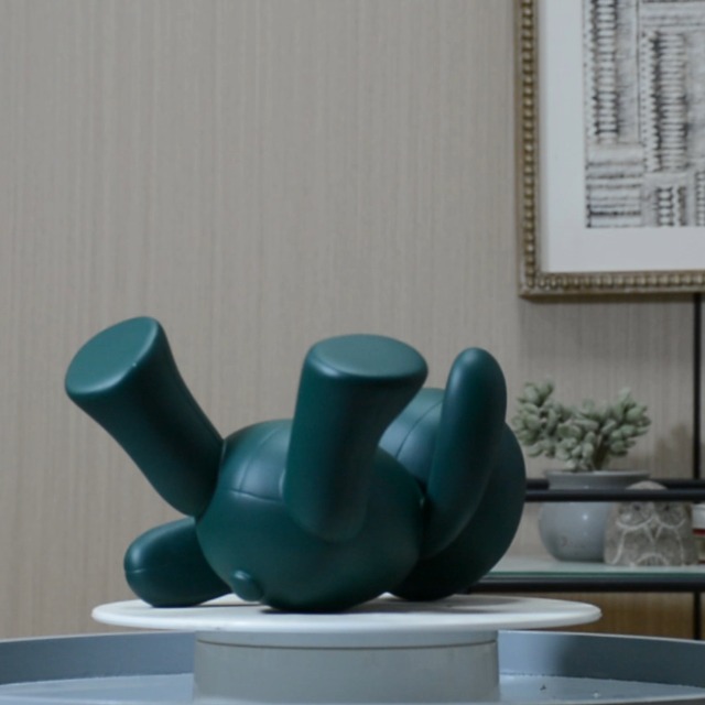 Estatua de oso de resina para decoración moderna miniatura 7