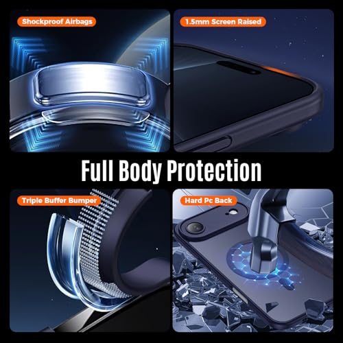 Image of Symcele Designed for iPhone Air Case, Deep Blue