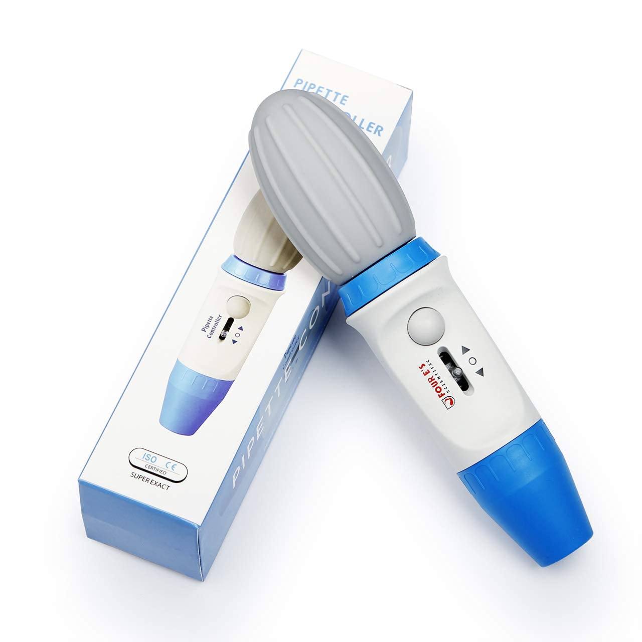 Best Cyber Monday 🔥 Lab Serological Pipette Controller, Four E's Scientific Manual Pipette Filler, 0.1-100mL, Blue Up To 50% OFF Lab Serological Pipette Controller, Four E's Scientific Manual Pipette Filler, 0.1-100mL, Blue