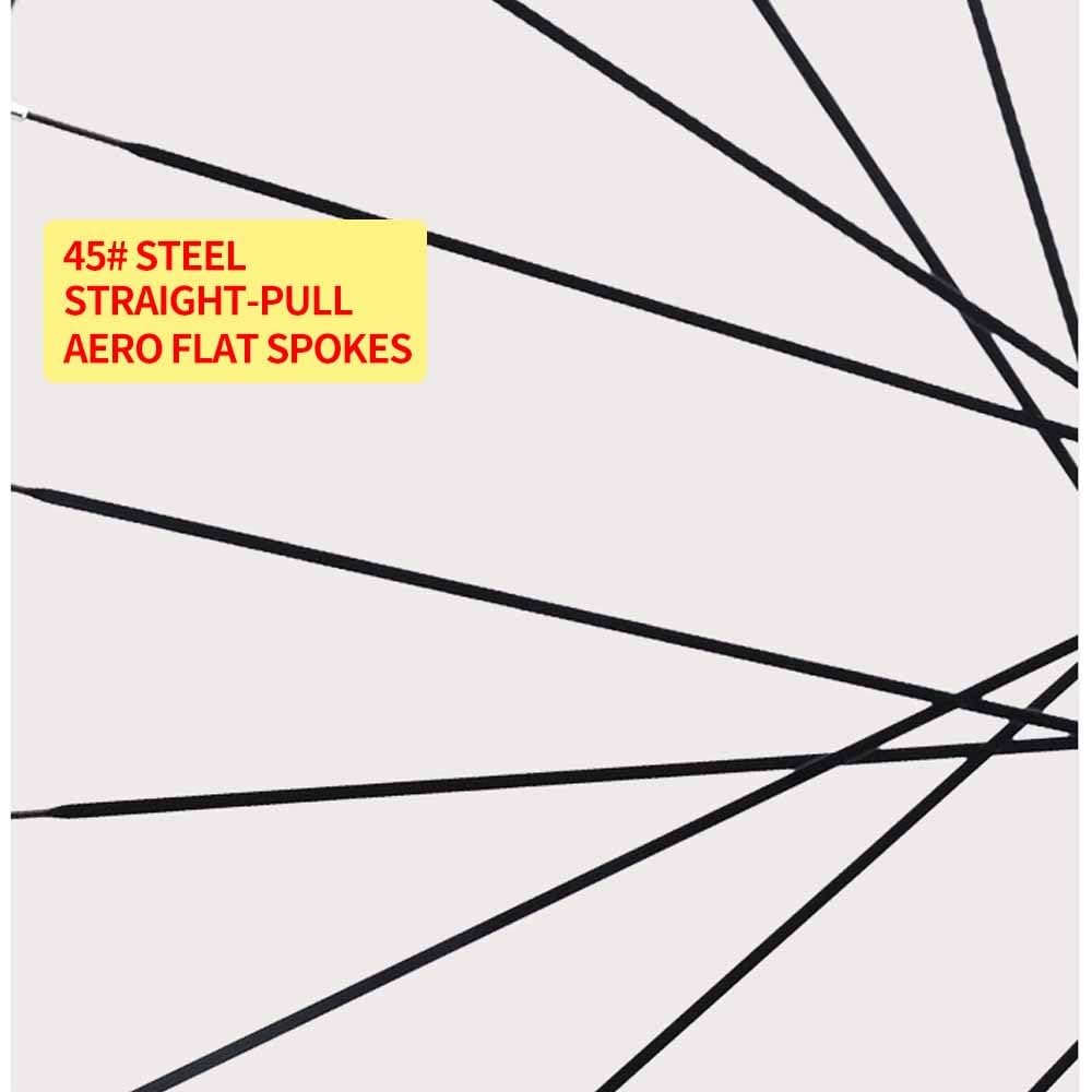 700C Ruedas Traseras Y Delanteras De Bicicleta De Carretera 100/130mm QR Ruedas De Cubierta Freno C/V Llanta De Bici De Aluminio 40mm, Casete De 7-12 Velocidades, Válvulas Presta
