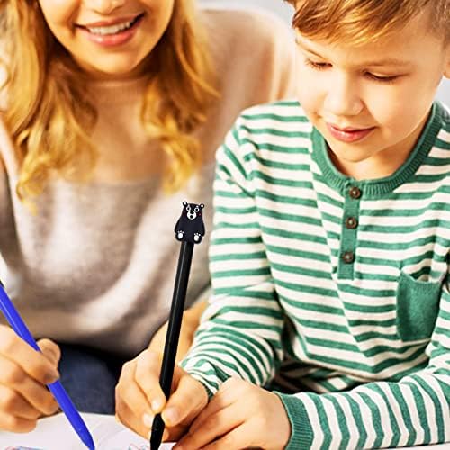 Uooker Cute Cartoon Gel Pens, 24 Pcs Novelty Animal Black Ink Writing Pens, Assorted Style Handwriting Pens, Kawaii School Stationery for Girls Kids Boys Birthday Present School Prize Student Gift
