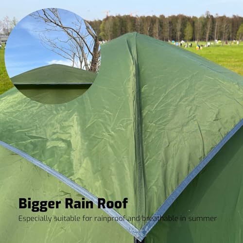 AGLORY 4 Person Pop Up Tent Portable Instant Automatic Tent Waterproof Windproof with Rainfly for Camping Family Traveling Hiking Picnicing image 3