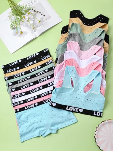 Teen Girls Cotton Underwear Comfortable And Breathable Panties Tagless Panties For 8-11 Years2