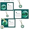 PNZLZIA Hetian Jade Prayer Peace Buckle, Fashionable Jade Pendant Necklace, Sweater Chain Clothing Pendant, Pendant Necklace Versatile Clothing Pendant (1pc) #4