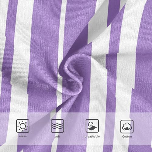 Purple White Stripe Toddler Girls's Underwear 2T 23009023