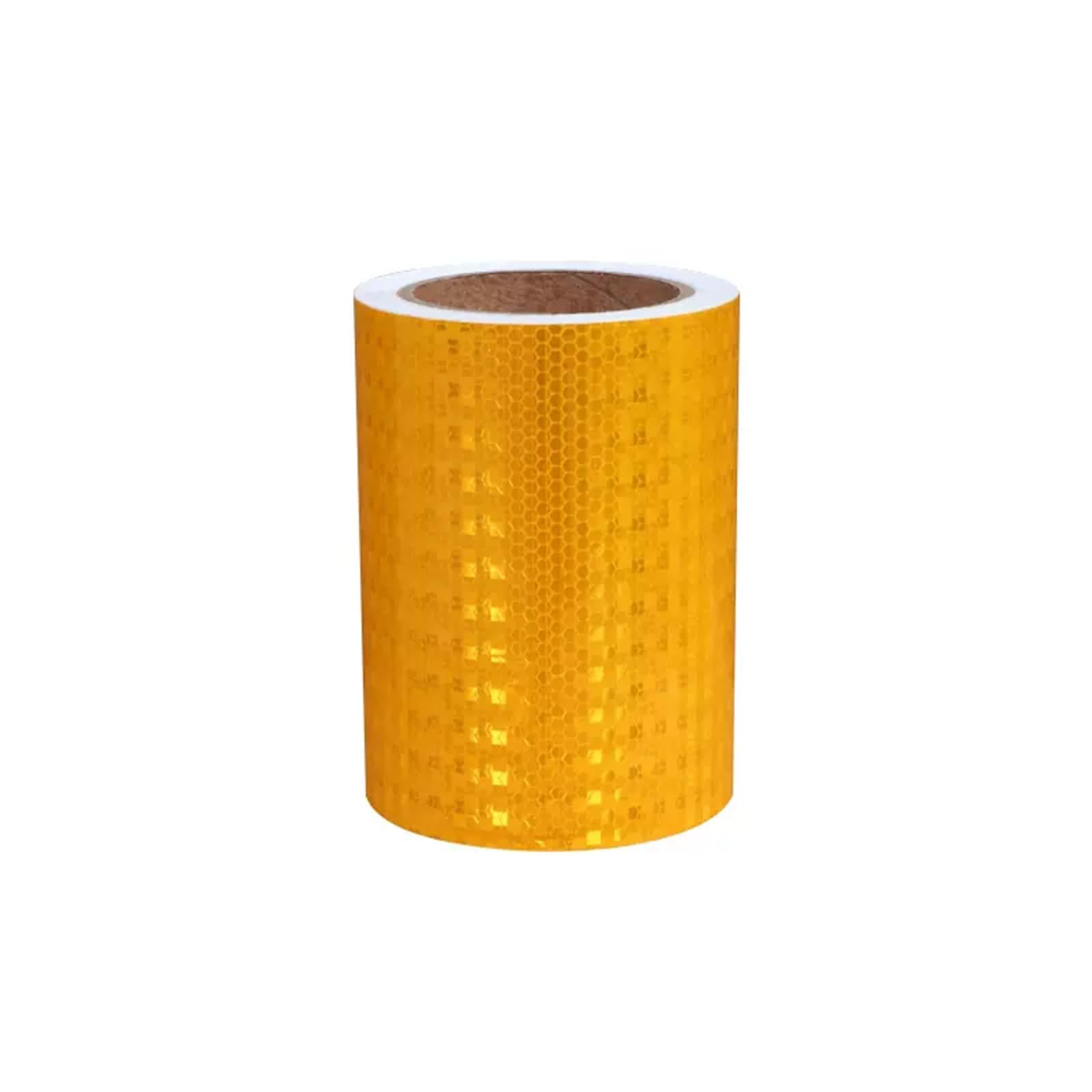 Yuzguhey Orange Yellow Reflective Tape, Self Adhesive Fluorescent Reflector Warning Tape, Multicolor 3-50M(,10M)