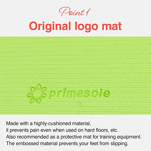 Image of Primasole Yoga Mat with Carry Strap for Yoga Pilates Fitness and Floor Workout at Home and Gym Non-slip 9 colors