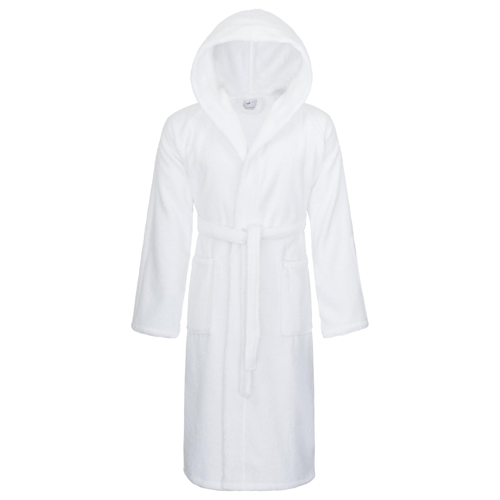 Floringo Bademantel mit Kapuze Mod. 602 Frottee Premium-Soft-Qualität Unisex