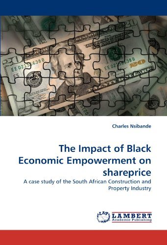 The Impact of Black Economic Empowerment on Shareprice - A case study of the South African construction and property industry