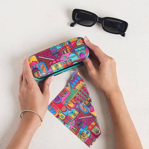 Image of Chumbak Eyewear Case for Women, Stylish Sunglass Organizer and Cover Case, Spectacle Box for Girls /Ladies, Specs Case, Stylish Glasses Cover, Protective Eyewear Case