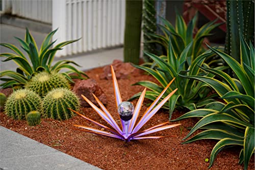 Jesokiibo 2Pcs Tequila Rustic The Latest In 2022 Sculpture Metal Agave Plant Home Decor Rustic Hand Painted Metal Agave Garden Ornaments Outdoor Decor Figurines Home Yard Decorations Lawn (Style 1) #TOP2