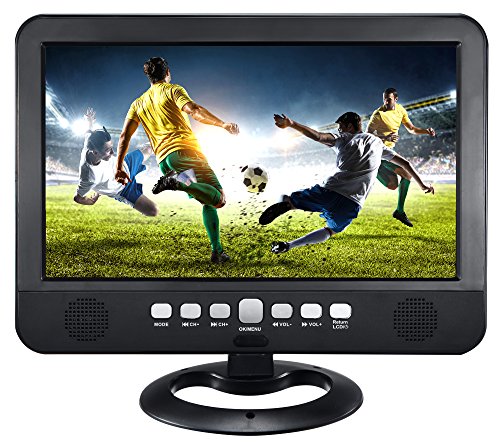 QFX TV-1010 10" Portable Rechargeable 1080P LCD TV