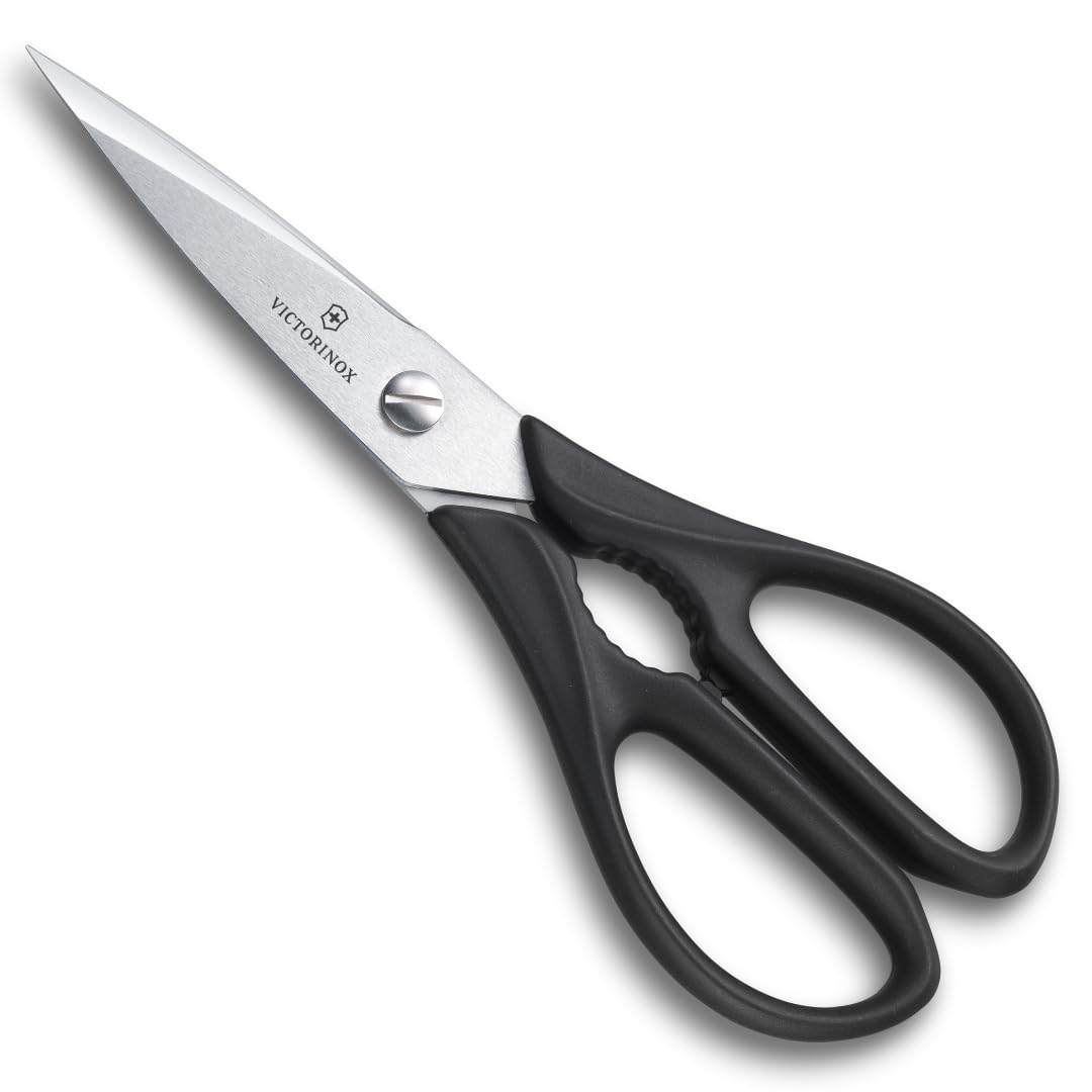 VictorinoxBlack Handled Kitchen Scissors
