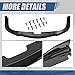 Auto Dynasty 3Pcs CS2-Style Car Front Bumper Lip Spoiler Wing Body Kit Compatible with Subaru WRX/STI 2006-2007, Simulated Carbon Fiber
