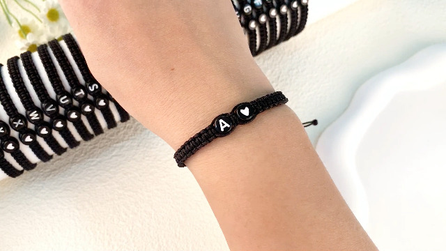 Pulsera Inicial Ajustable Unisex SUMMER LOVE miniatura 7
