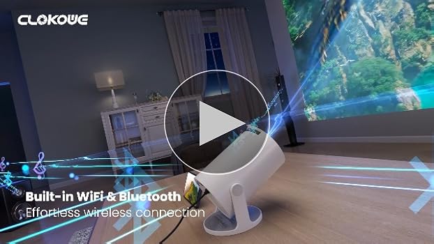 CLOKOWE 1080P プロジェクター 本体 Amazon.com: Mini Projector, CLOKOWE 2024 Upgraded Portable