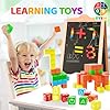 51z7wayd Rl - Magnetic Blocks 30pcs, Toddler Toys for Boys and Girls,Large 1.18 Inch Magnet Building Toys,Creative STEM Montessori Sensory Toys, Magnet Toys for Kids Age 3 4 5 6 7 8 Year Old