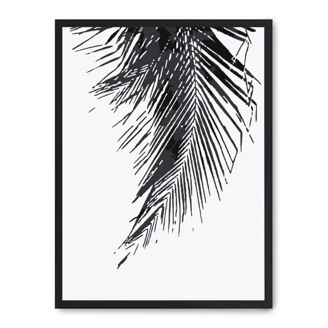 Cuadro palm leaf iii FASE5 tableau de feuille de palmier décoration murale de salon