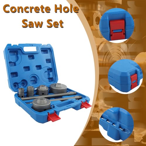 Set de 9 piezas de brocas para concreto kimllier miniatura 7