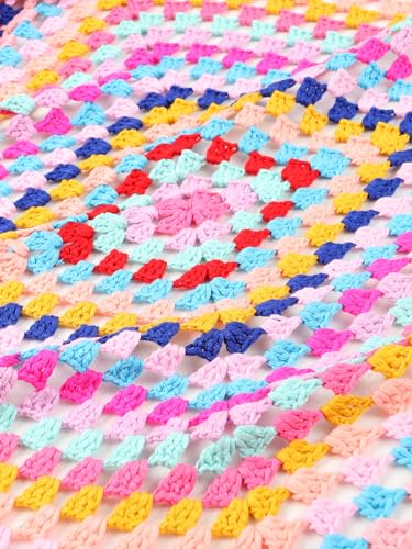 Women's Handmade Crochet Kimono Cardigan Boho Fall Jacket Sexy Tassel Swimsuit Cover Up3