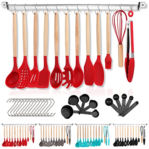 Set De Cuisine En Siliconen Pour Ustensiles De Cuisine Antiadhésifs-21 Pièces 400