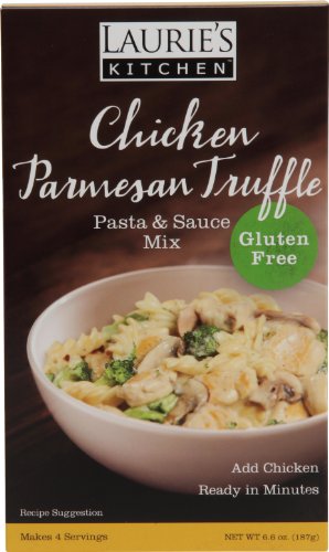 Laurie's Kitchen Pasta Entree Mix Gluten Free, Chicken Parmesan Truffle, 6.6 Ounce