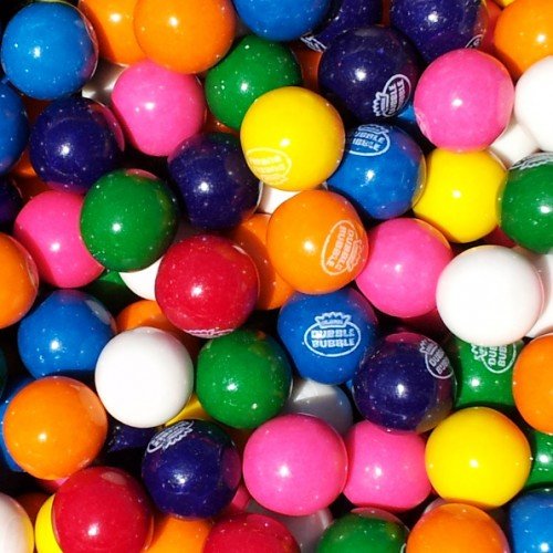 DUBBLE BUBBLE Assorted Gumballs - 3 Pounds Bulk Pack