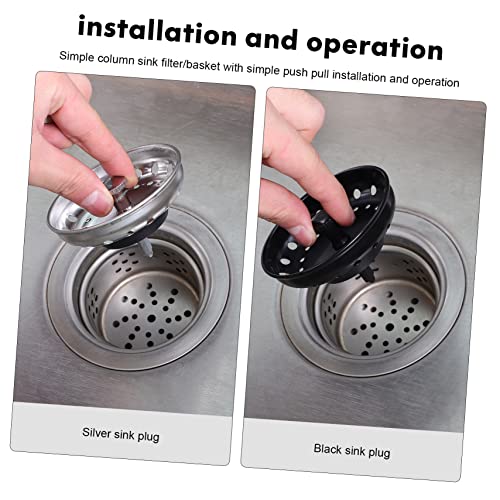 Set de 4 coladores para fregadero de cocina Tofficu miniatura 3