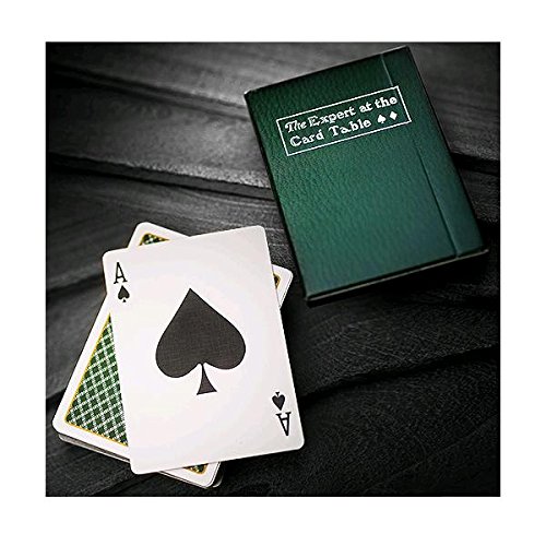 Green Luxury Expert at the card table playing cards - limited edition